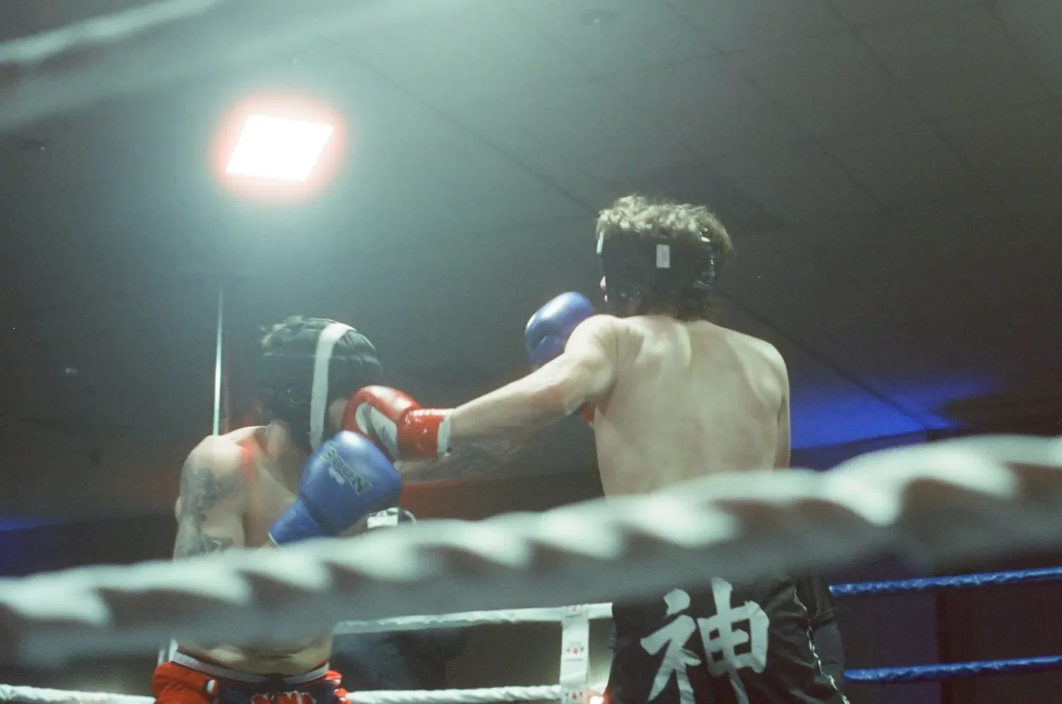 Primal striking action in the ring