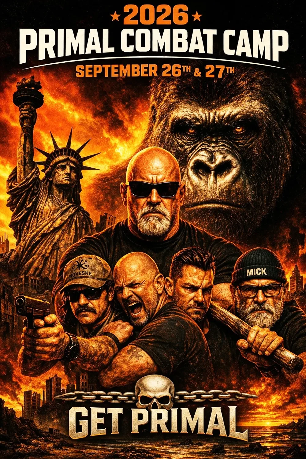 2026 Primal Combat Camp poster